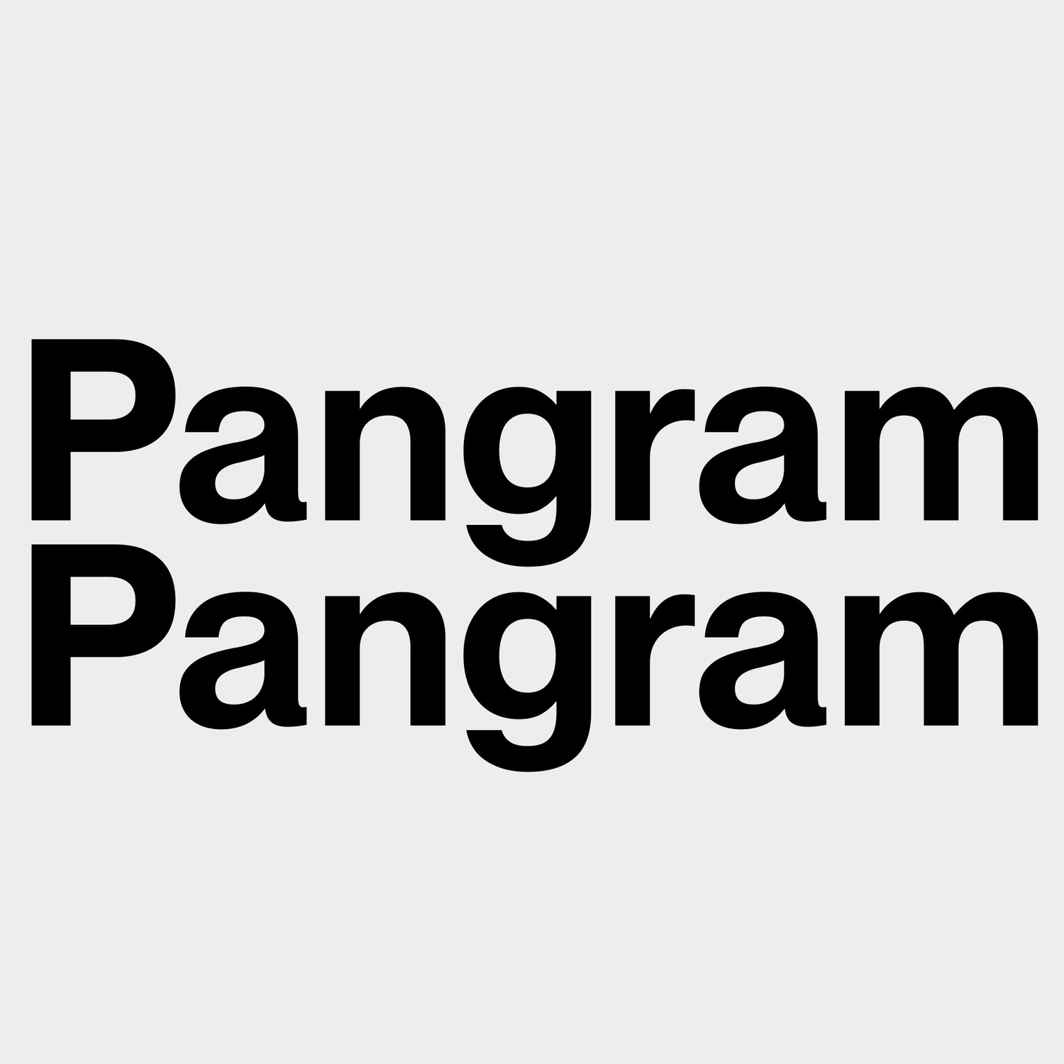 Pangram Pangram